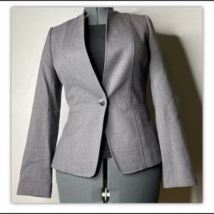Brooks Brothers Grey Wool Blend Blazer Career Sz10